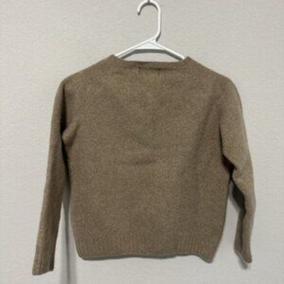 Filson Wool Sweater Camel Brown Womens Size XS/Small * Read Geelong Lambswool - Picture 2 of 6